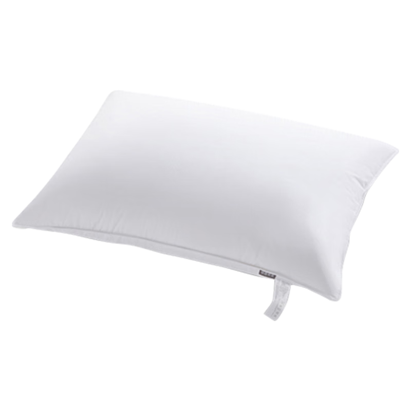 华住会全季酒店白鸭绒羽绒枕柔软蓬松枕头单只装