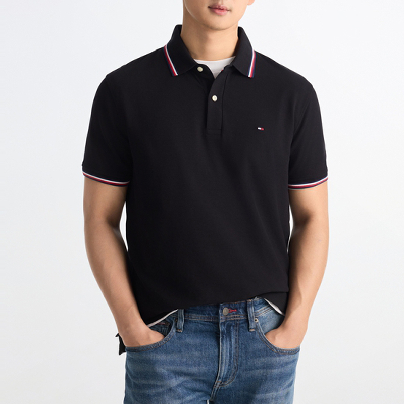  TOMMY HILFIGER/汤米·希尔费格 珠地棉 男士POLO衫