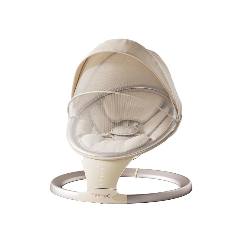 英氏（YEEHOO）婴儿摇摇椅电动哄娃带娃宝宝哄睡躺椅新生儿摇篮安抚床椅