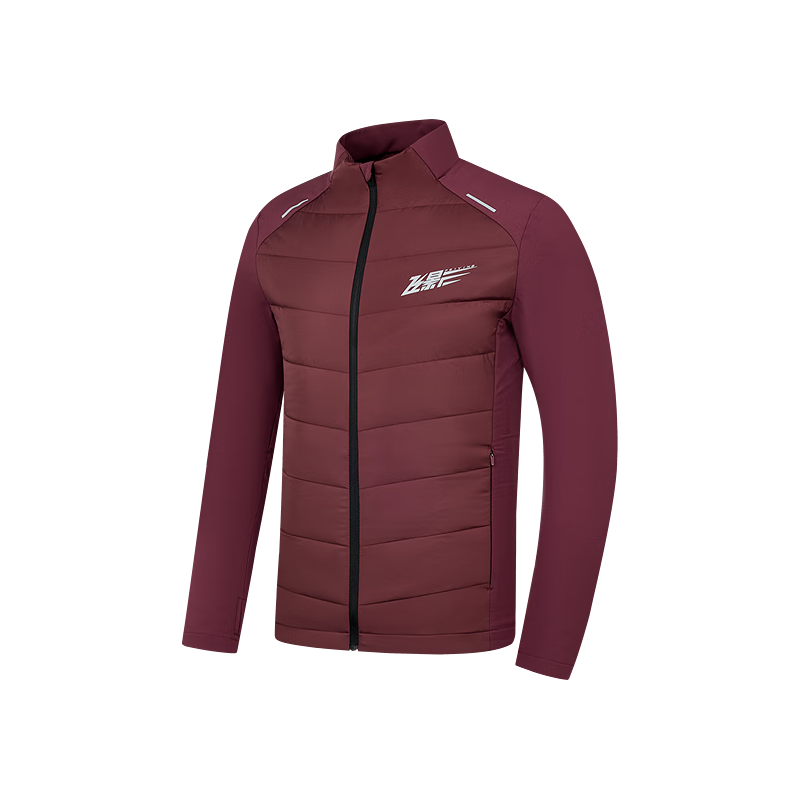 乔丹立领金标P棉男秋冬季防泼水运动马甲专业马拉松跑步保暖马夹外套