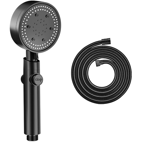 万和增压淋浴花洒喷头 浴室家用莲蓬头带软管手持花洒套装A2007X