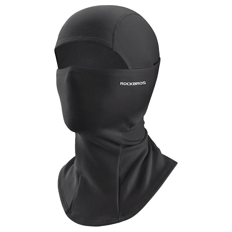 洛克兄弟滑雪头套保暖骑行抓绒面罩户外登山全脸防风围脖男女冬季