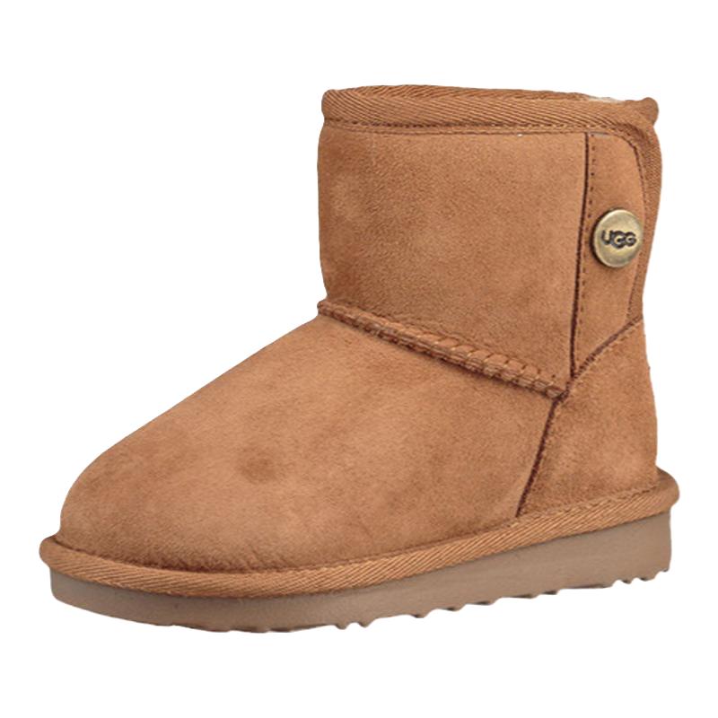 UGG童鞋秋冬儿童靴子女童保暖短靴儿童雪地靴 1118890T