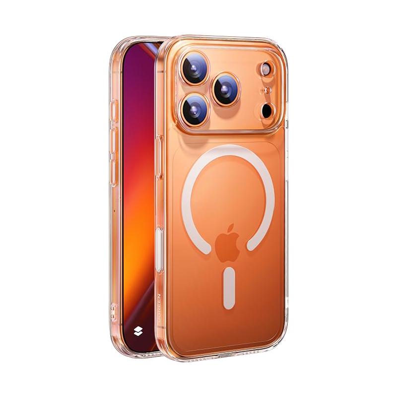 【闪发】绿联适用苹果iPhone17Promax磁吸壳AI按键17手机壳17pro17air保护套16proMagsafe散热透明薄