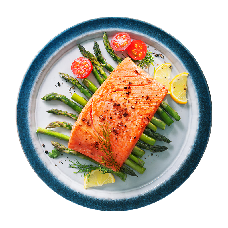 禧美海产【内赠海盐料包】挪威三文鱼块600g 4-5块装 带皮去刺 大西洋鲑 【内赠调味包】三文鱼块 600g