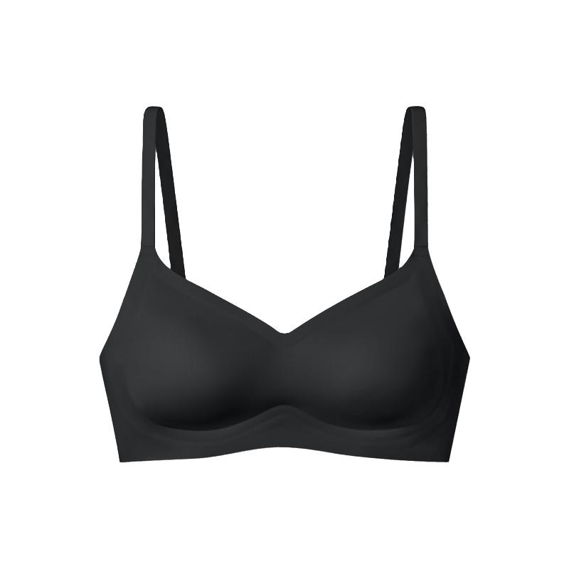 Relax young青仰内衣女小胸聚拢软支撑芒果杯漫画胸罩无痕无钢圈