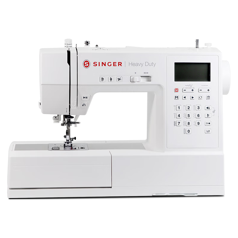 胜家（SINGER）HD6805W皓月白家用多功能电子缝纫机300种花样线迹90W大功率