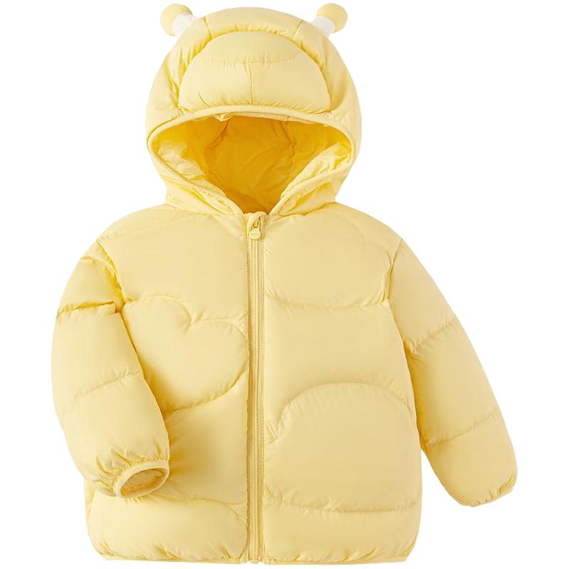 巴拉巴拉童装儿童轻薄羽绒服男童女童连帽外套2025秋冬装宝宝