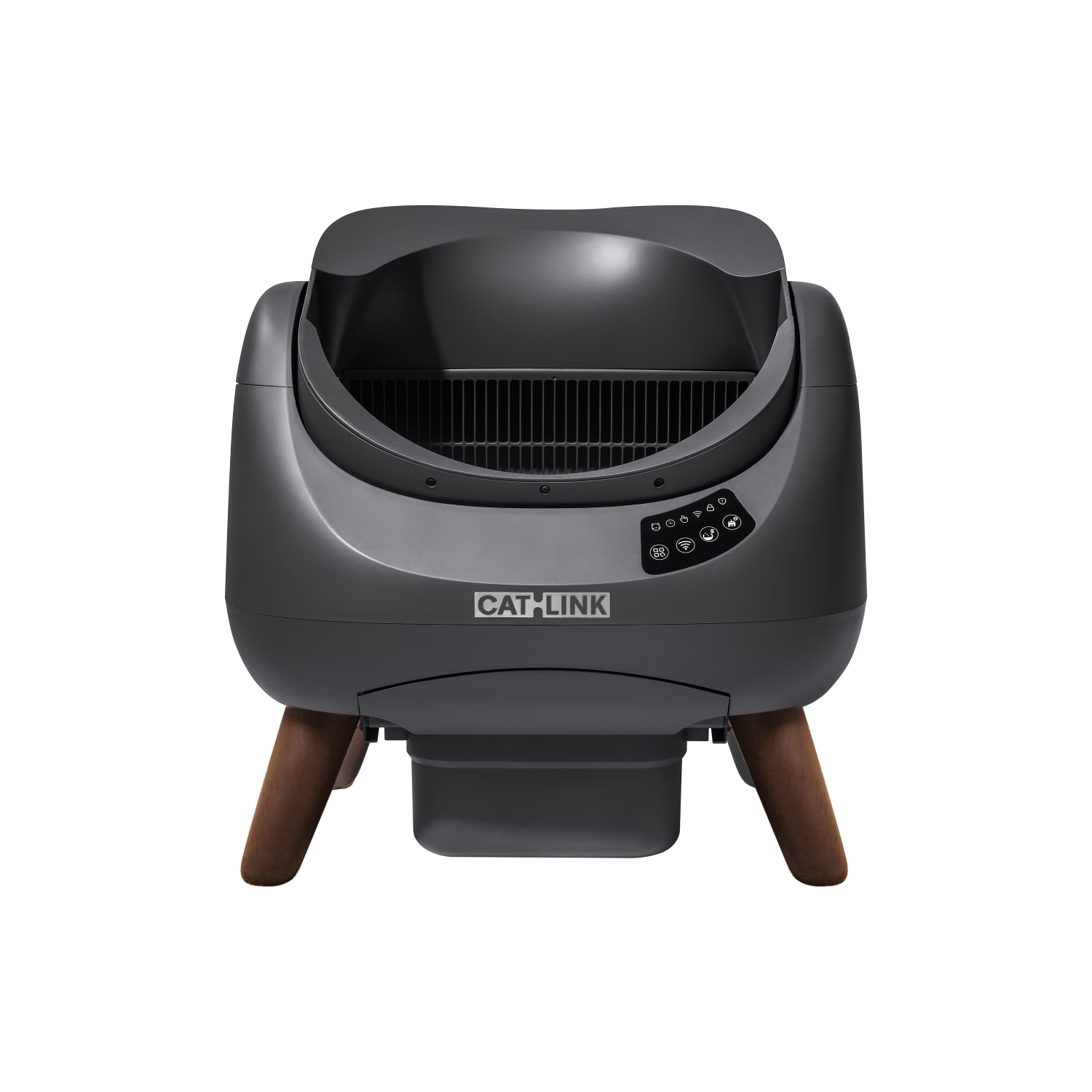 CATLINK开放式自动猫砂盆智能猫砂盆猫厕所5G电动大容量除臭铲屎机胖宝 星暮灰 开放大空间