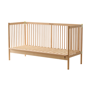 babycare婴儿床高护栏拼接大床新生儿宝宝床实木多功能儿童床 200*80cm