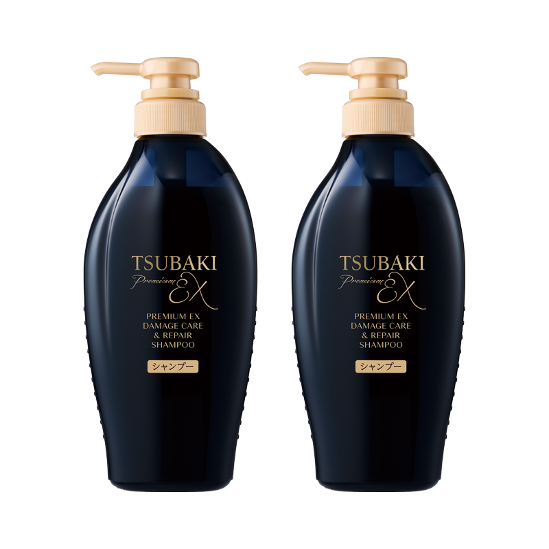  TSUBAKI/丝蓓绮 多效修护损伤秀发 洗发露套装  450ml*2