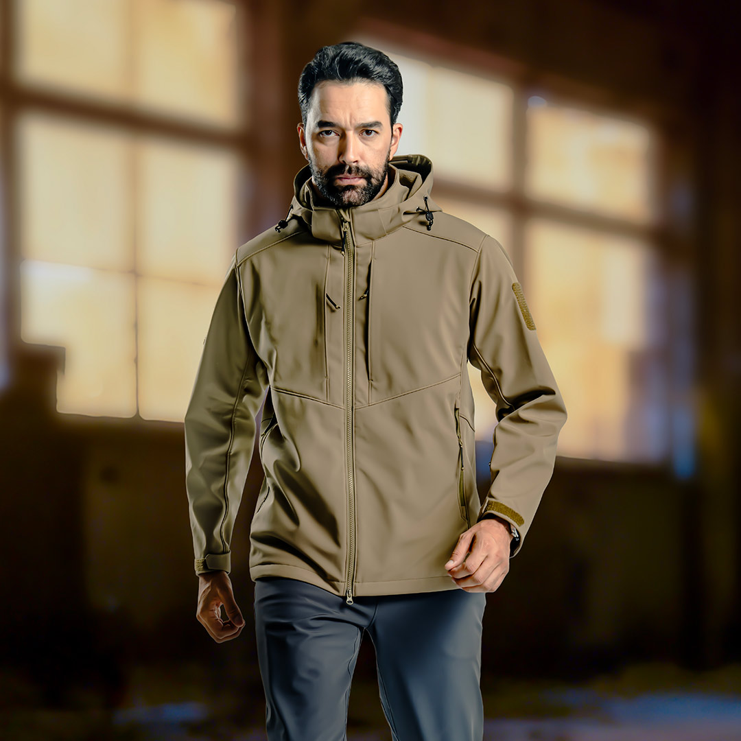 鹰爪 金标P棉战术软壳抗寒服套装