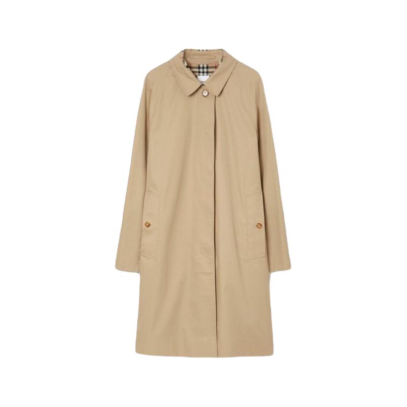 BURBERRY| 女装 卡姆登中长款 轻薄轻便大衣80763681