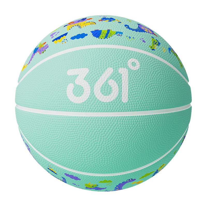 361°5号篮球儿童幼儿园小训练室内外耐磨橡胶玩具4号篮球 儿童4号【清新绿】可写姓名