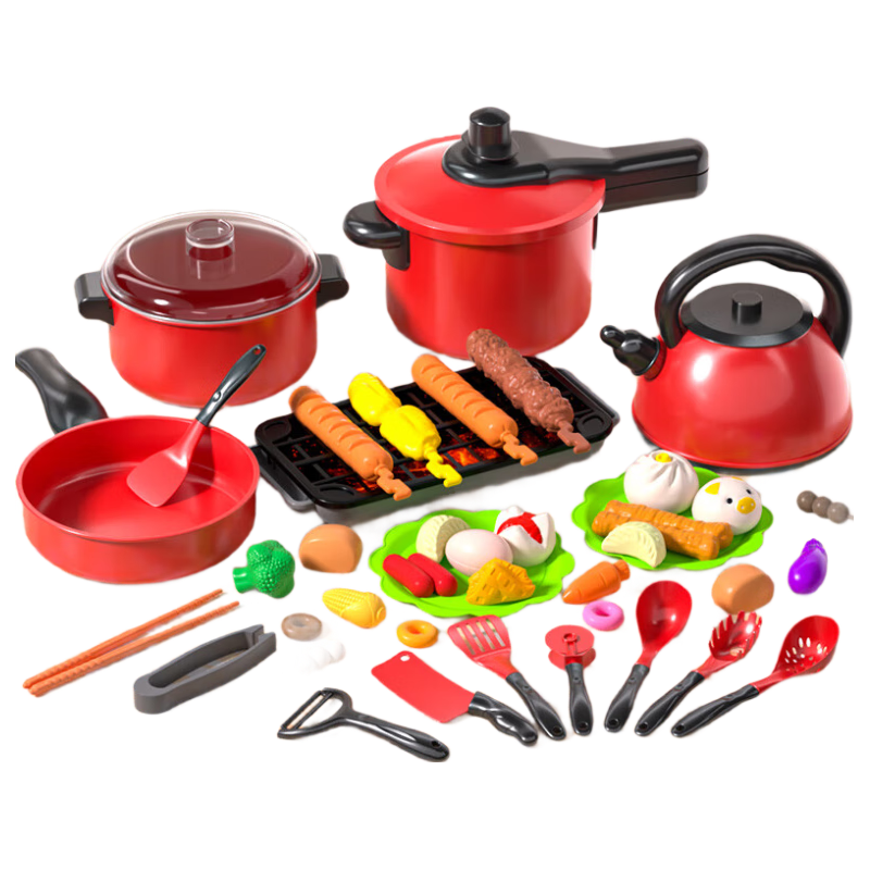 妙贝乐迷你小厨房儿童过家家玩具仿真厨房切切乐玩具做饭女孩