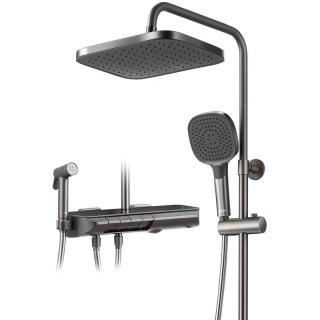 今日必买：箭牌 H1Max AE34185MZGGW 数显冷热淋浴花洒套装 枪灰
