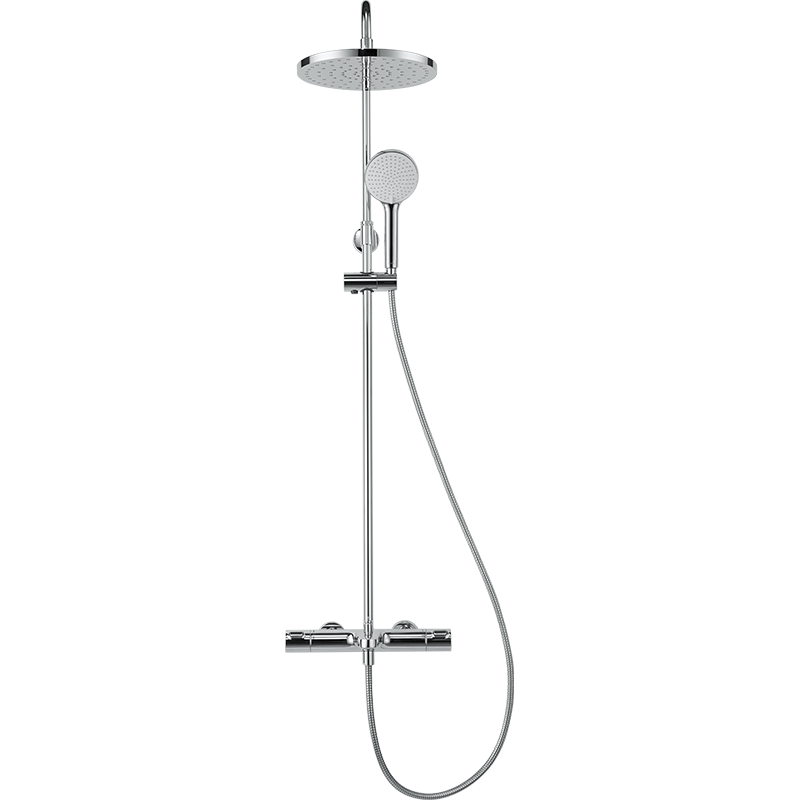 TOTO铜质恒温伸缩调节三出水淋浴顶喷浴室花洒套餐TBW11440C(05-L)