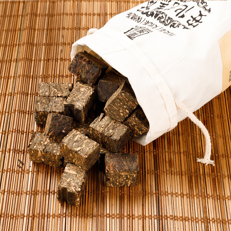 安化黑茶源头直供袋装黑砖颗粒茶安化黑茶黑砖茶紧压茶黑金茶系列 