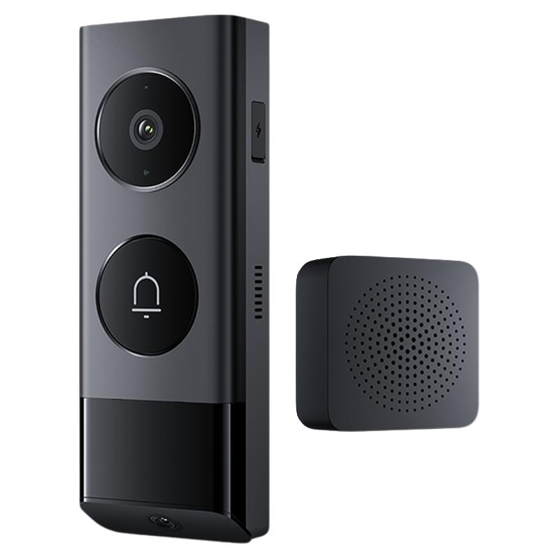 小米智能门铃4Pro/4家用无线超清双摄可视门铃监控长续航米家智能