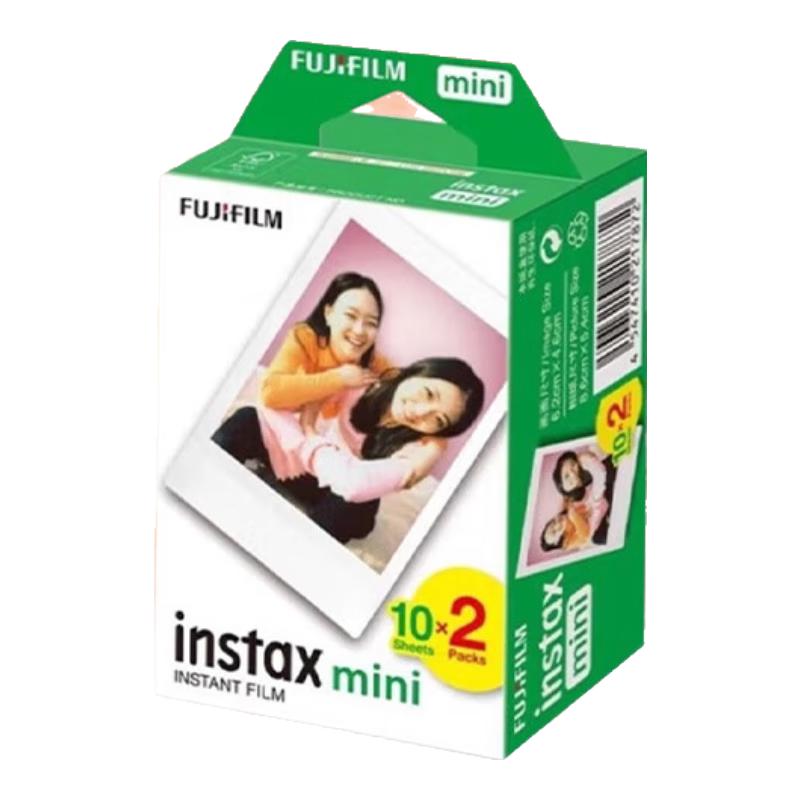 富士富士拍立得相纸适用mini7+/7s/8/9/11/12/25/90系列通用胶卷 白边相纸10张（锡纸包装）