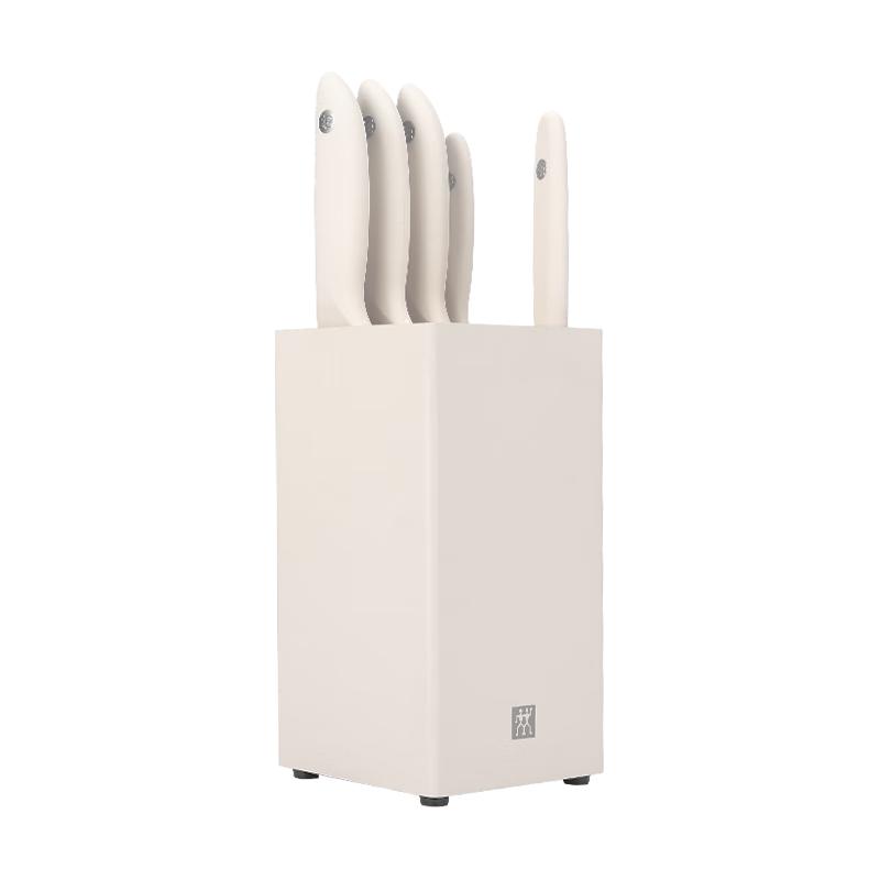 双立人（ZWILLING）刀具套装切菜刀剪刀砍骨刀水果刀多用切片刀Point S 6件套厨房刀 Point s银点刀具 6件套