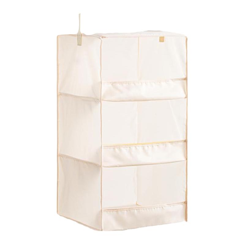 太力衣柜挂式收纳袋衣物整理盒布艺宿舍分层挂袋家用内衣裤收纳袋