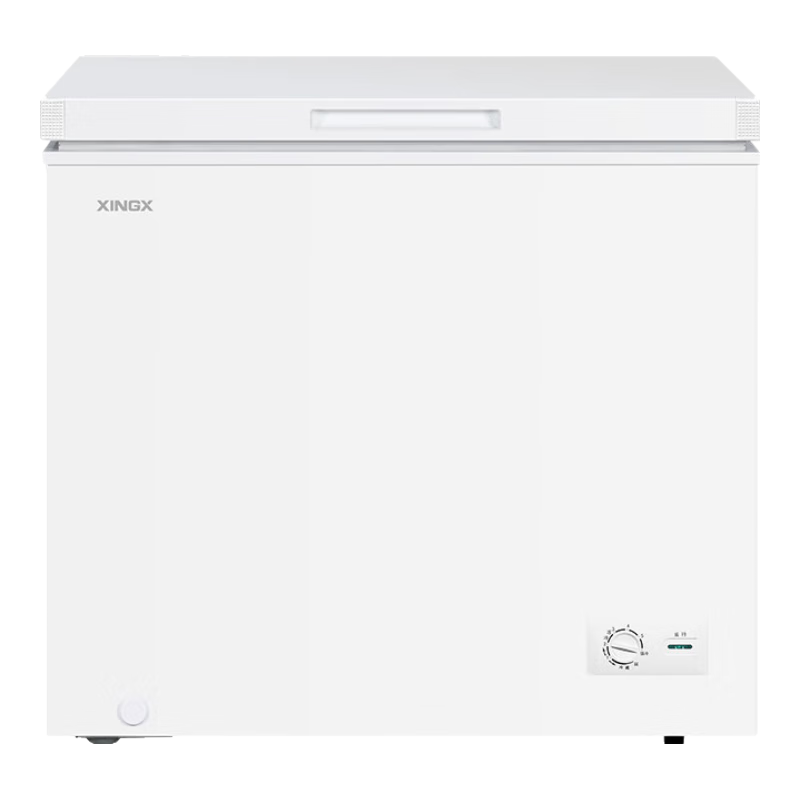 星星（XINGX）无霜冰柜300升/200升大容量 -30℃速冻超低温速冻冷柜 商用冰柜冷藏冷冻两用单温 冷冻柜一级能效 203升 【自动减霜80%】低温速冻203QE