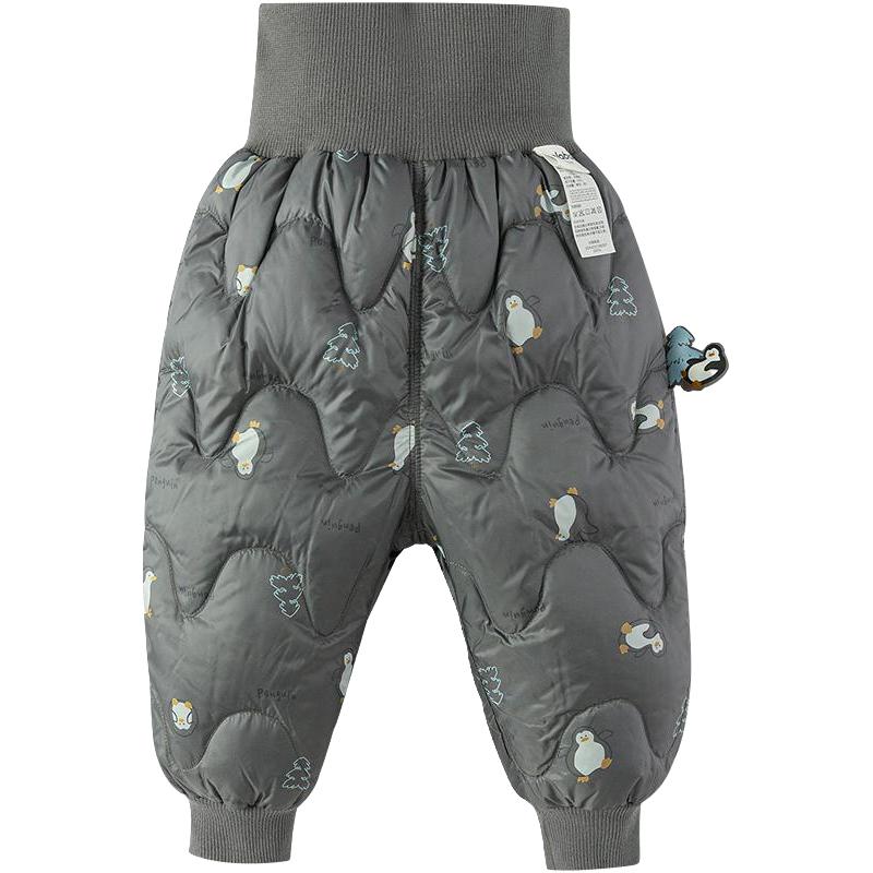 巴拉巴拉儿童羽绒裤童装男童女童保暖长裤宝宝25冬季婴儿裤子