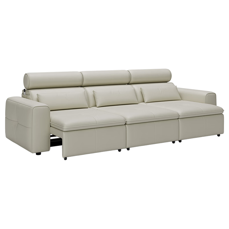 乐至宝LAZBOY2025沙发客厅电动功能沙发床天空城-白色【14天发】 影子白