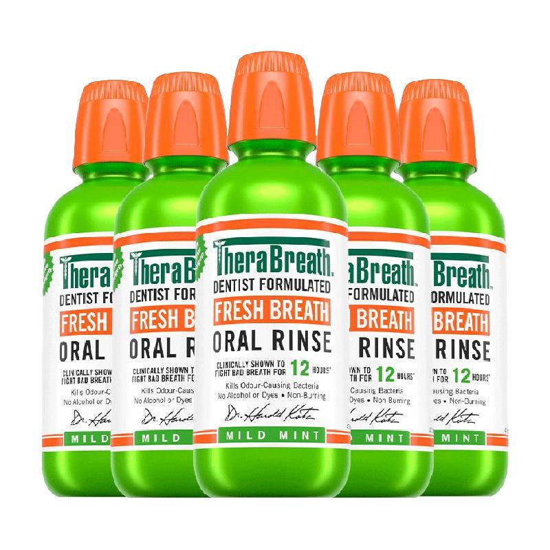 TheraBreath 漱口水 轻度薄荷味