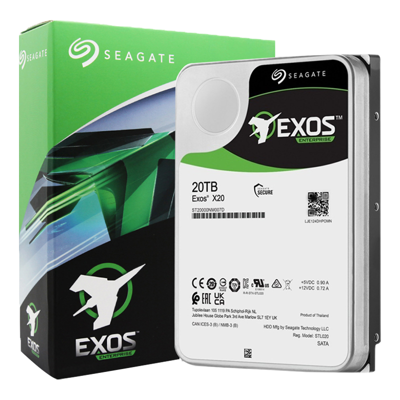 SEAGATE 希捷 银河Exos 7E10系列 3.5英寸 企业级硬盘（CMR、7200rpm、256MB）