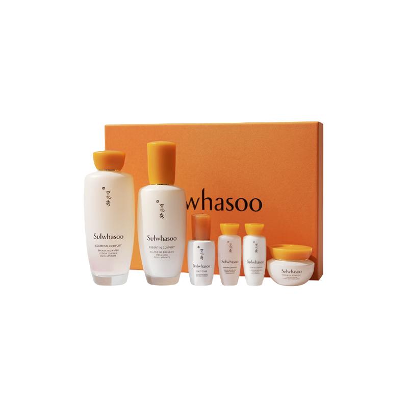 Sulwhasoo 雪花秀 滋盈肌本舒活润颜护肤套装 (水150ml+15ml+乳125ml+15ml+精华8ml+面霜15ml)