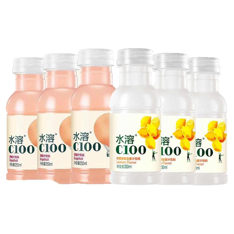  NONGFU SPRING/农夫山泉 水溶C100系列 量贩装 柠檬味复合果汁饮料