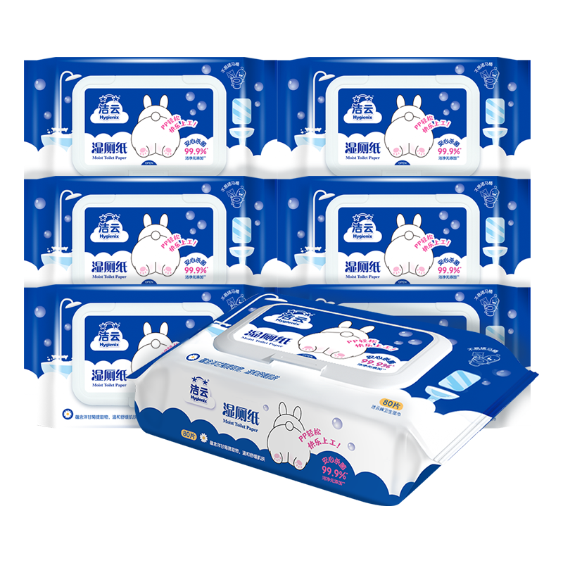 Hygienix 洁云 湿厕纸