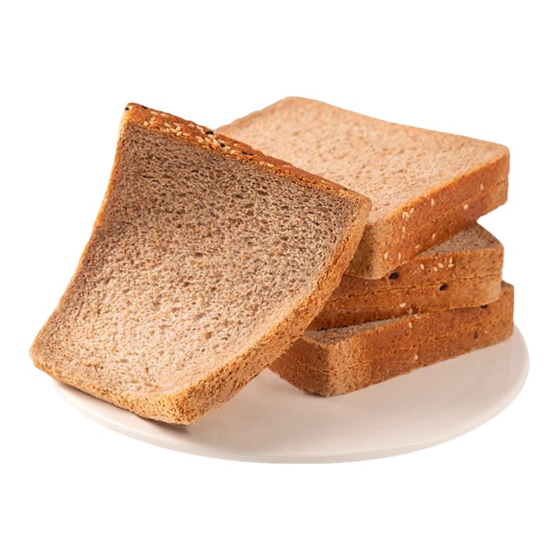QEEWOO 七年五季 全麦面包低脂吐司0无蔗糖饱腹粗粮黑麦早餐零食健康代餐