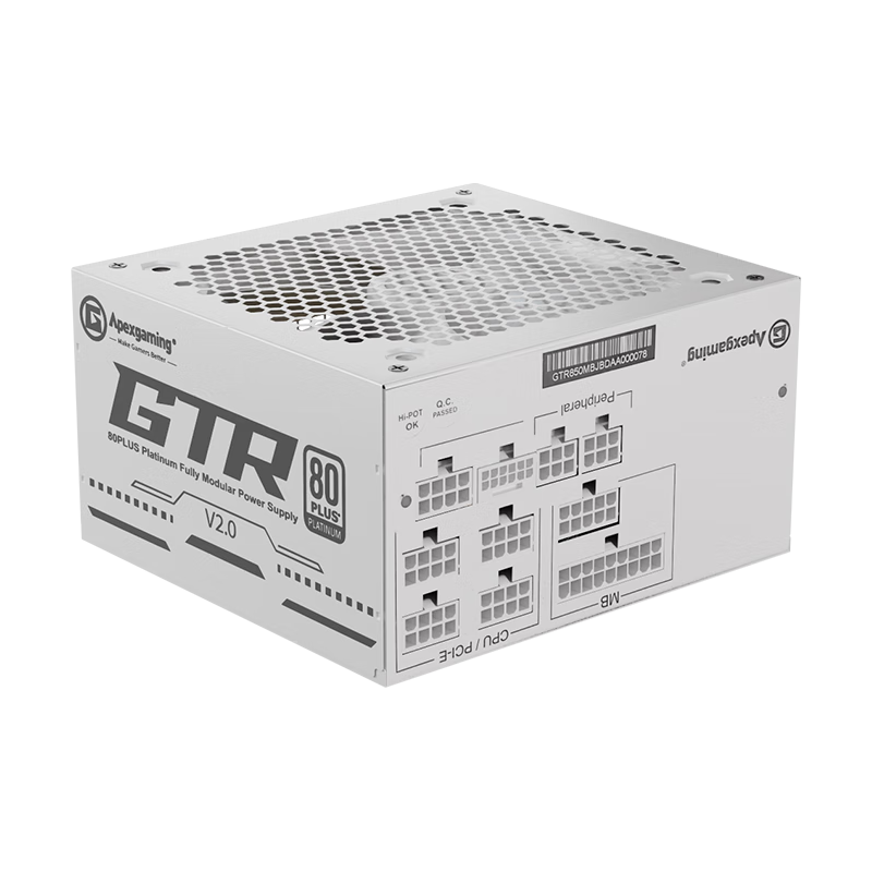  Apexgaming/美商艾湃电竞 白金牌 电源  850W