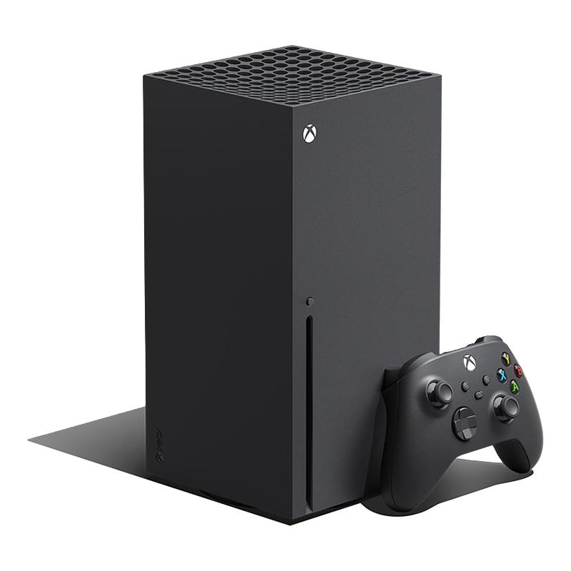 微软 Xbox Series X 1TB黑色游戏主机 家用电视吃鸡游戏机 标配含黑色手柄 6期免息