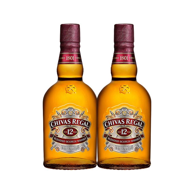 芝华士 12年500ml*2瓶 苏格兰威士忌 进口洋酒