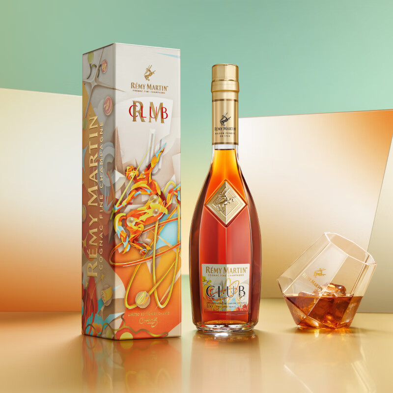 人头马（Remy Martin）洋酒 CLUB优质香槟区干邑白兰地 500ml 时来运转限量版 CLUB时来运转 500mL 1瓶