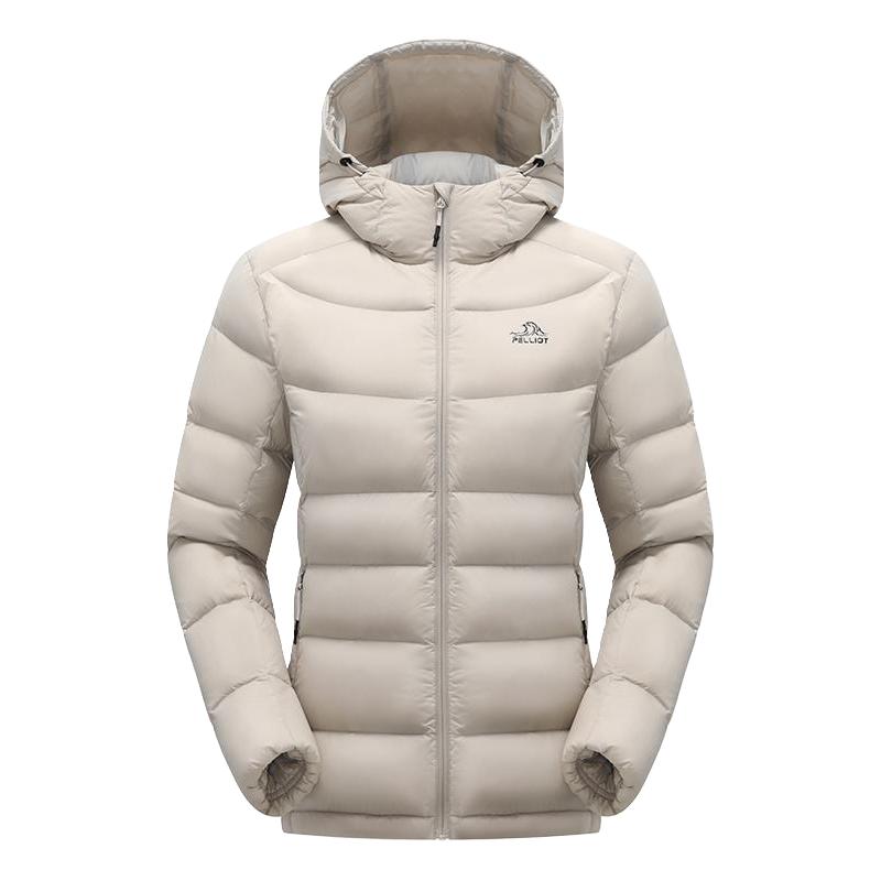 【经典2.0】伯希和800蓬鹅绒羽绒服女秋冬户外保暖轻薄短款外套男