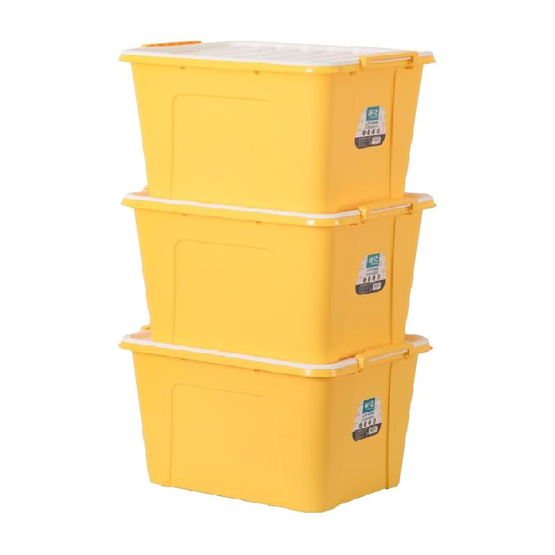 CHAHUA 茶花 悦巧系列 28100 带滑轮收纳箱 58L