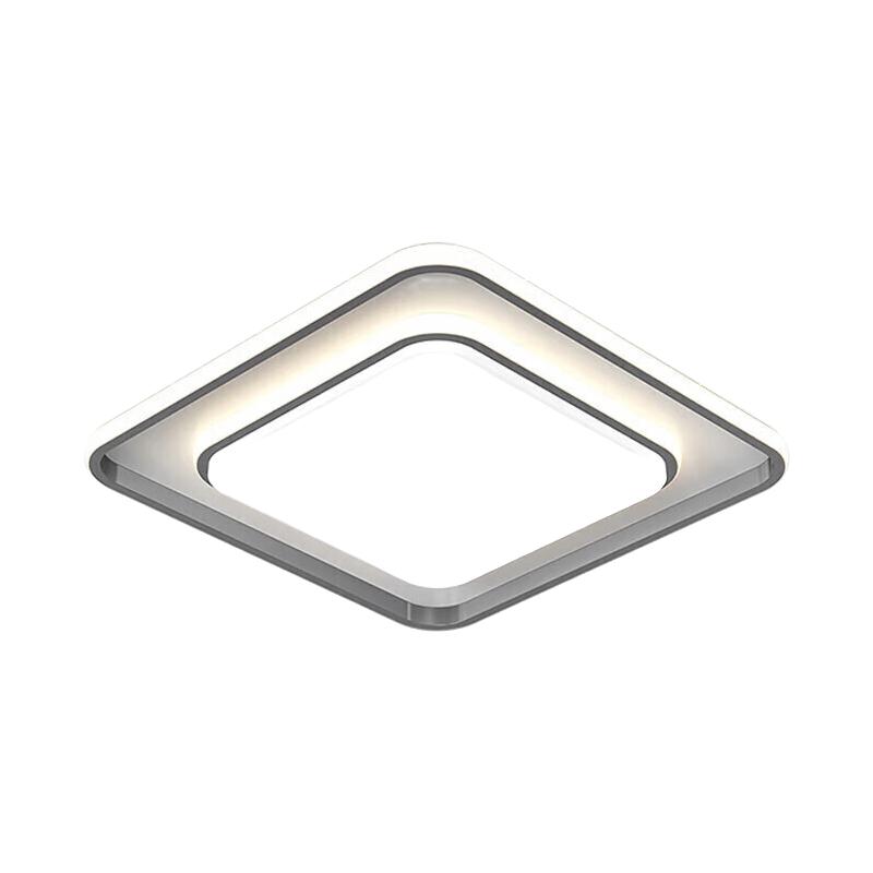 木林森照明护眼卧室吸顶灯创意百搭灯具 方卧