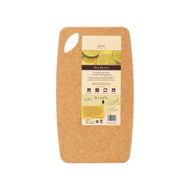 世廚（SAGE）美国抗菌砧板婴儿辅食小菜板耐高温双面可用15*26.5*0.6cm