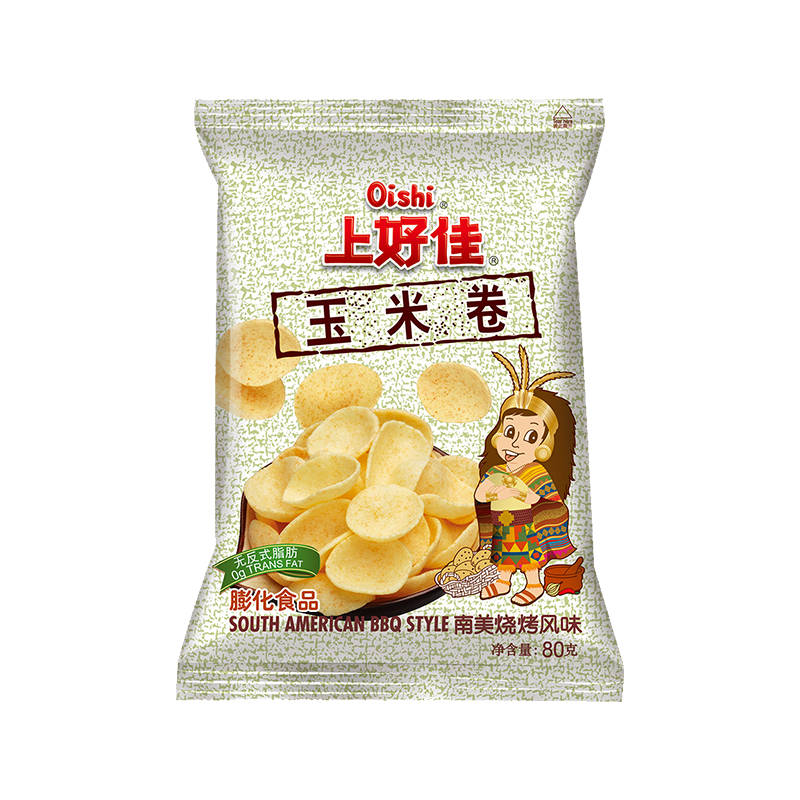 上好佳 多种口味膨化零食休闲随意搭配 (70g-85g)/袋 玉米卷