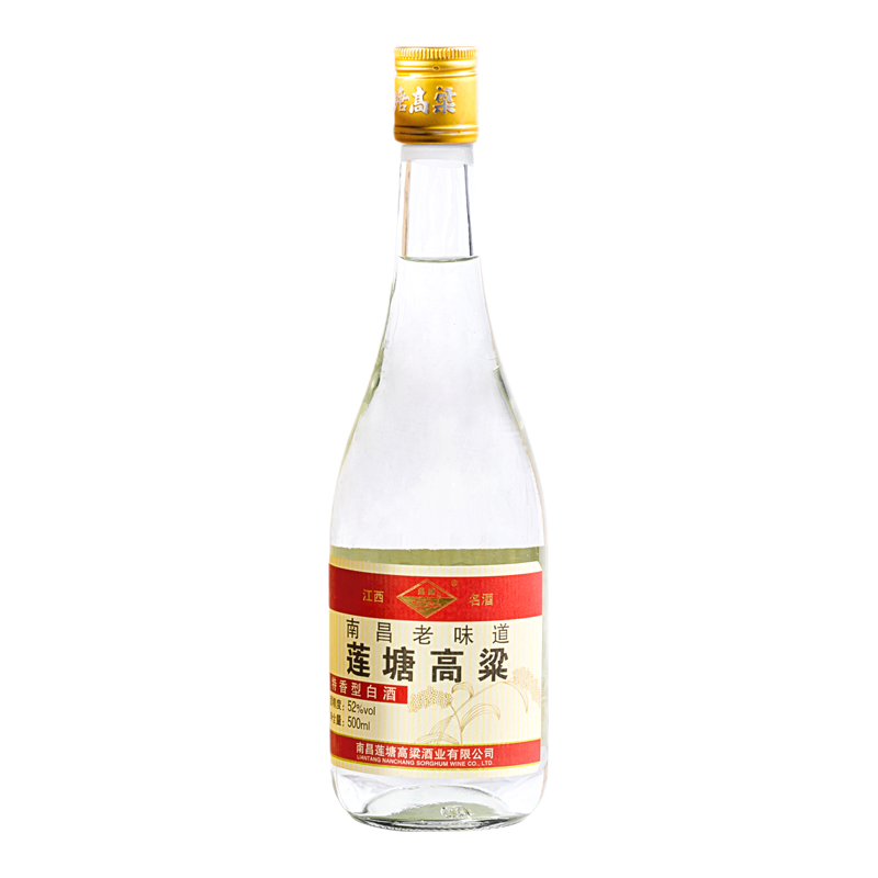  莲塘 纯固态发酵 特香型白酒  光瓶装 52%vol 500mL