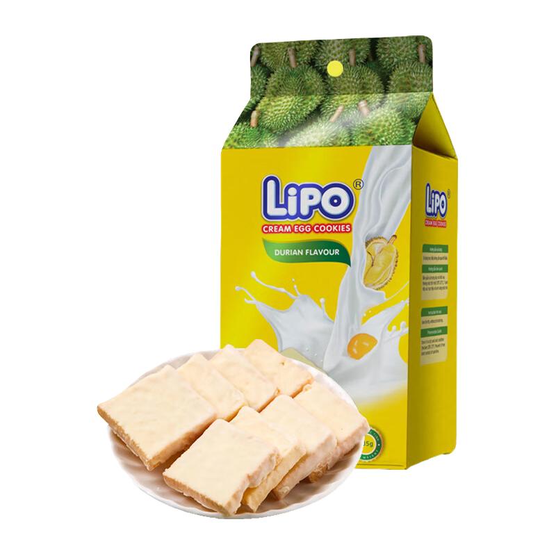Lipo 面包干 榴莲味 135g
