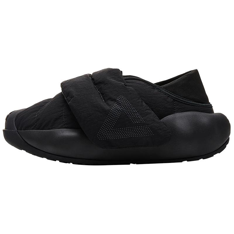 匹克态极云大三角面包鞋冬季男一脚蹬拖鞋女棉鞋休闲运动鞋