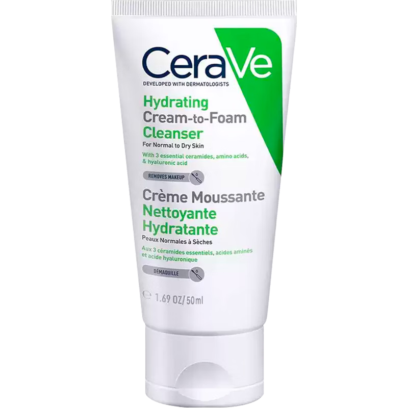 CeraVe 适乐肤 氨基酸修护保湿泡沫洁面乳50ml