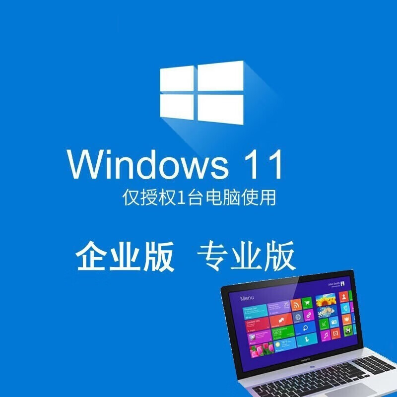 京源数码正版WIN11/windows11专业版/企业版操作系统 win11英文专业版