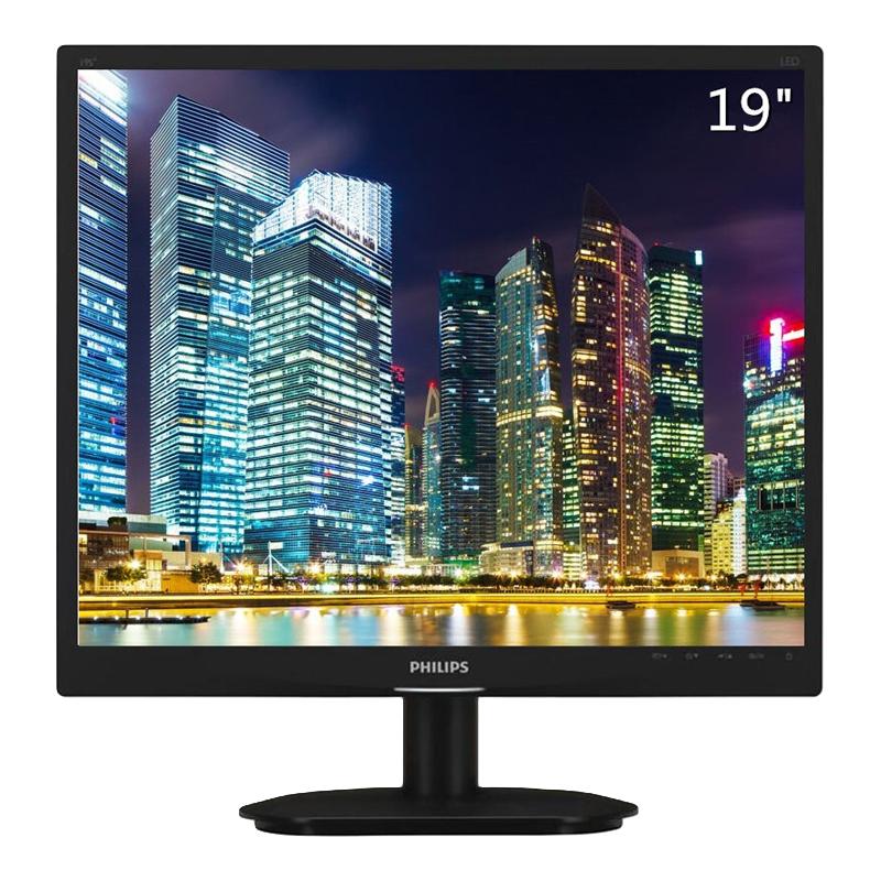PHILIPS 飞利浦 S系列 19S4QAB 19英寸 IPS 显示器 (1280×1024、60Hz)